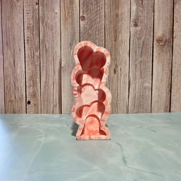 Corazones verticales