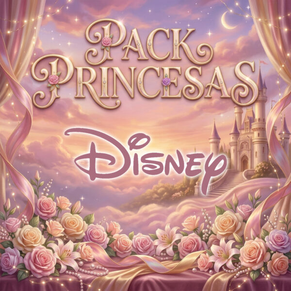 Pack 7 Princesas Disney